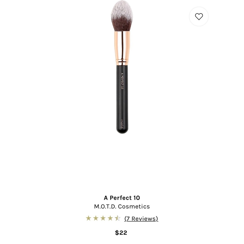 A Perfect 10 tapered face brush